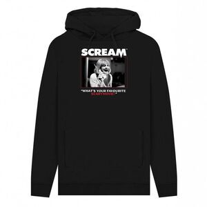 Scream Unisex Adult What�'s Your Favourite Scary Movie? Hoodie / Black